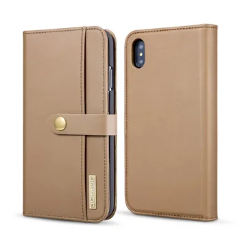 

Retro Detachable Flip Leather Case for iPhone Xs Max XR X 8 7 6 Magnetic Wallet Case for iPhone 6 7 8 Plus Case with card slots