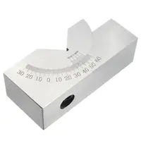 Измерительный регулируемый угол инструмента микро V фрезерный 0 ° до 60 набор гаечных ключей 75*25*32 мм Инструмент Калибр для точного измерения