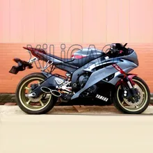 Универсальный мотоциклетный двойной глушитель выхлопной трубы для YAMAHA NINJIA250 CB40 CB400 Z800 BN300 ZX10R R1 R3