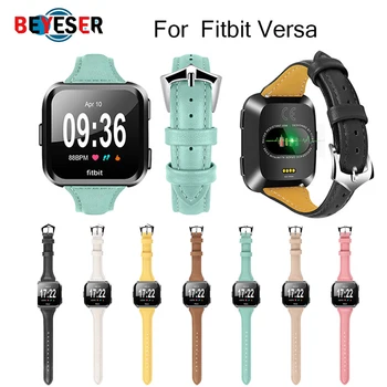 

Wristband Straps For Fitbit Versa Luxury Leather Bands Replacement Accessories Watch Band For Fitbit Versa Watch Strap Bracelet