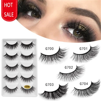 

New Eyelashes 3D Mink Lashes Natural handmade Volume Soft Eye Lashes Long Eyelash Extension Real Mink Eyelash for Makeup