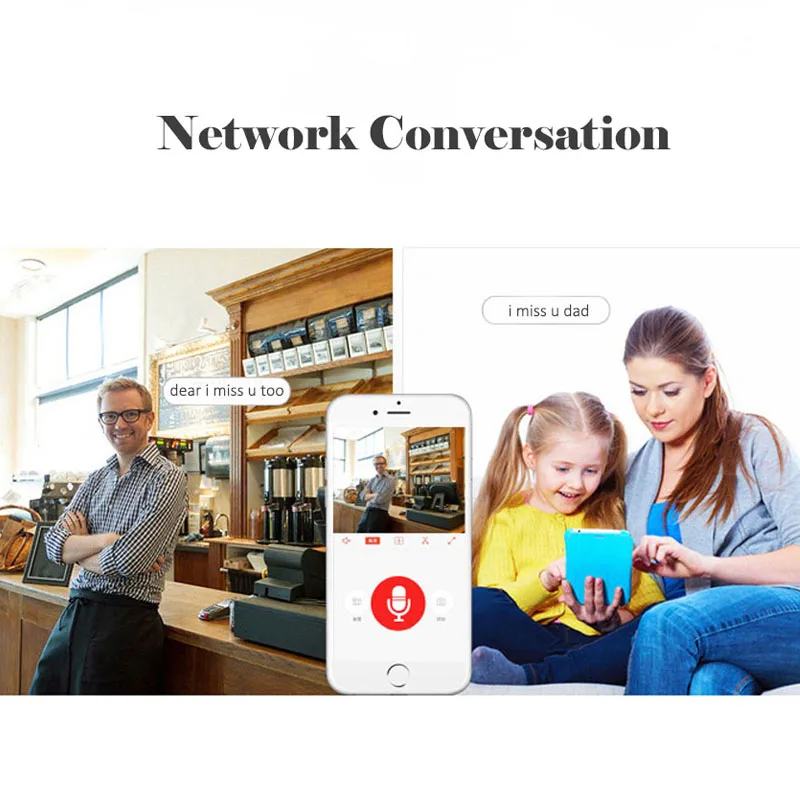 OUSU Невидимая камера IP wifi мини CCTV Беспроводная инфракрасного ночного видения