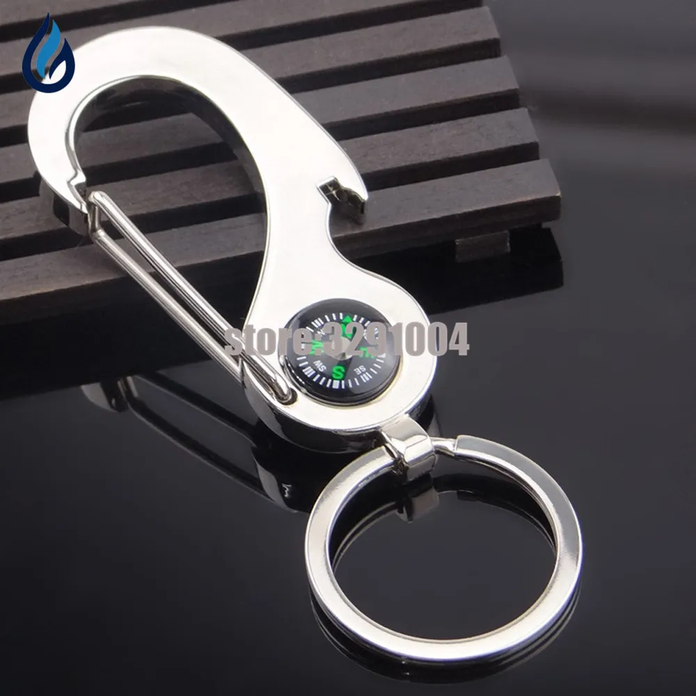 

Creative Outdoor Compass Motorcycle Car Key Chain Ring For Chevrolet Kawasaki Peugeot 207 Mitsubishi Asx Subaru Keychain Keyring