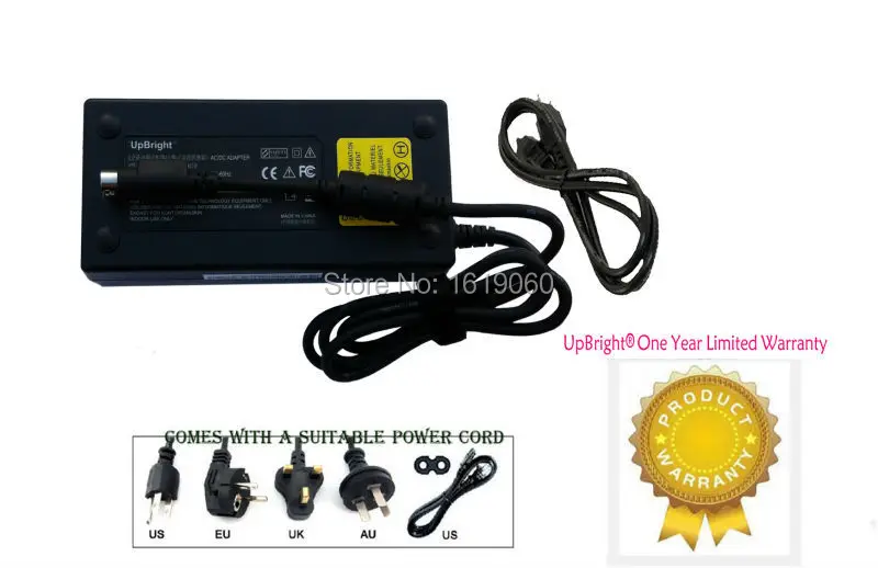 UpBright Новый 24В 5A 4 контактный AC /DC адаптер для WELLTRONICS WTS 2405W 2405s 070 7528 7874 светодиодный