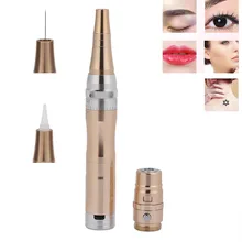 Татуировка перо Комплект Перманентный макияж бровей, губ, карандаш для глаз microblading ручка татуировки поставок татуировки поворотные ручки сплав макияж