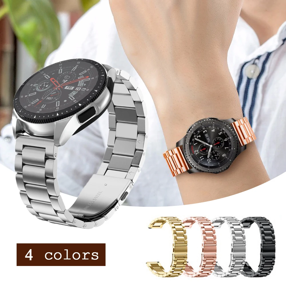 

BUMVOR stainless steeel Watchband for Samsung gear s3 wrist Smart Watch Band Link Strap Bracelet Links Watchband for iWatch