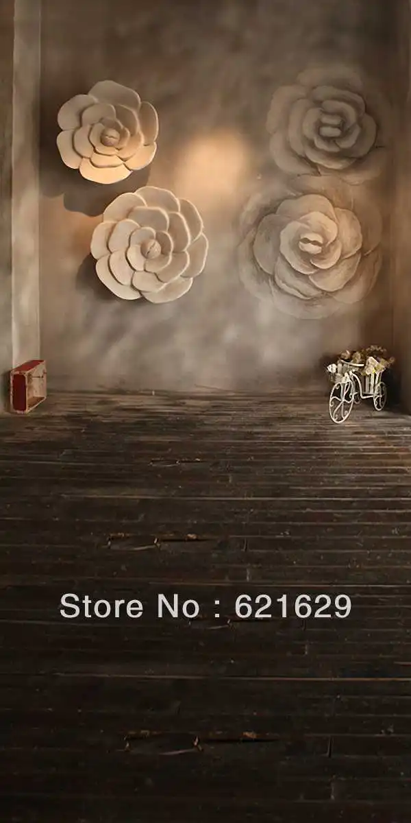 

Flower sculptures 10'x20' CP Computer-painted Scenic Photography Background Photo Studio Backdrop HY-CM-3536