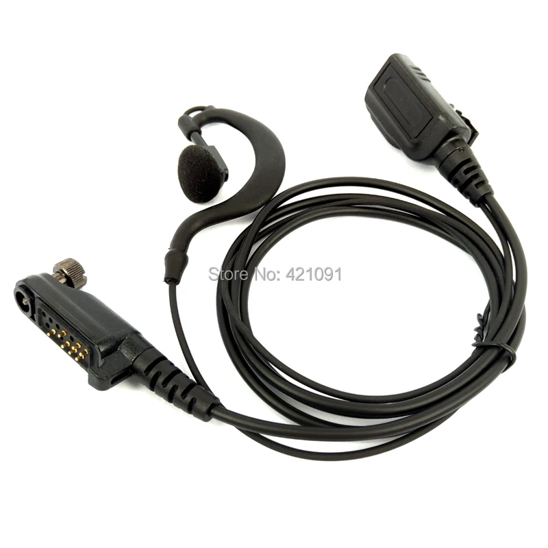 Рация с микрофоном гарнитура для HYT Hytera PD600 PD602 PD605 PD662 PD665 PD680 PD682 PD685 X1p X1e