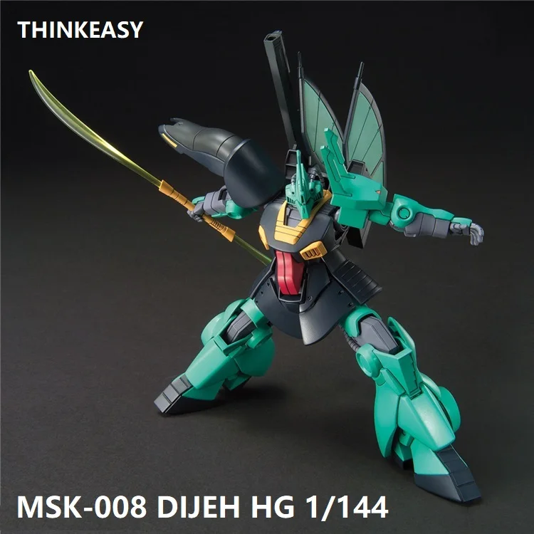 Оригинальный мобильный телефон Gundam HG 1/144 модель MSK 008 DIJEH GUNDAM Z детские игрушки с