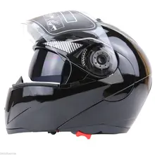 Free shipping 1pcs Unisex Full Face Motorcycle Helmet Dual Visor Street Bike + Transparent Shield