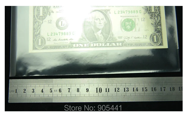 100pcs Big Size Paper Money Currency Stamp Postcard Sleeves 19CM*13.2CM Holders coin stamp holders