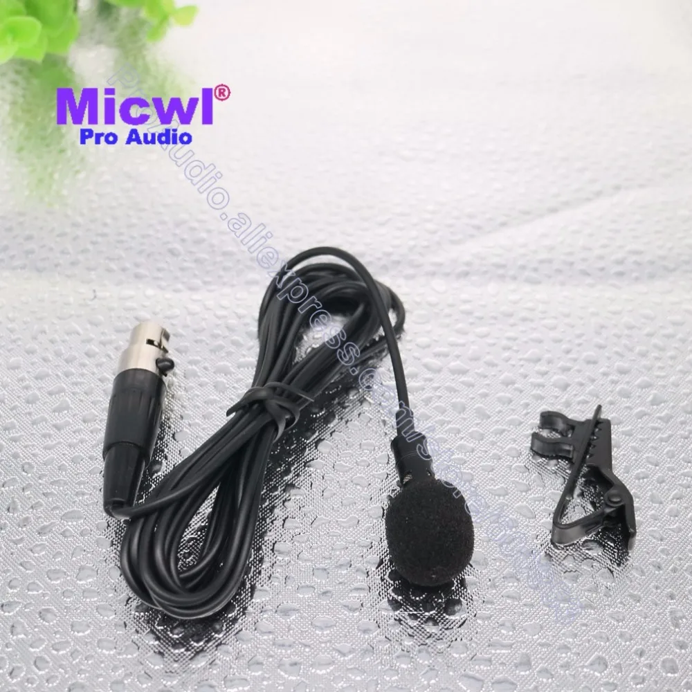 Micwl TA3F мини 3-конт. xlr галстук петличный всенаправленный микрофон для AKG Samson беспроводной карманный Системы
