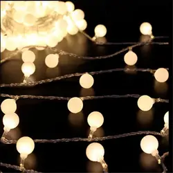 Новинка освещение 5 м 30led белый строка светильники, провод Рождество огни фея домашнего Свадьба Сад кулон гирлянды