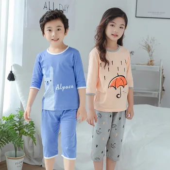 

SAILEROAD Children's pajamas For Girls Baby Boy Girl Cartoon Dinosaur Pyjamas Pijama Infantil Kids Pyjamas Summer Cute Sleepwear