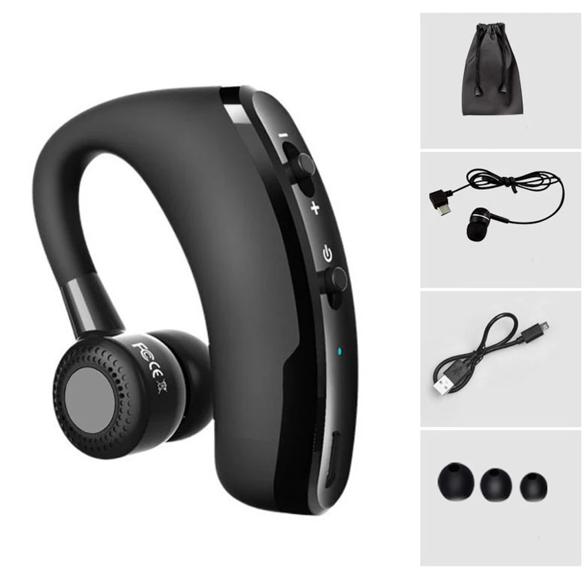 

Afit V9 Wireless Voice Control Music Sports Bluetooth Handsfree Earphone Bluetooth Headset Headphones Noise Cancelling Headset