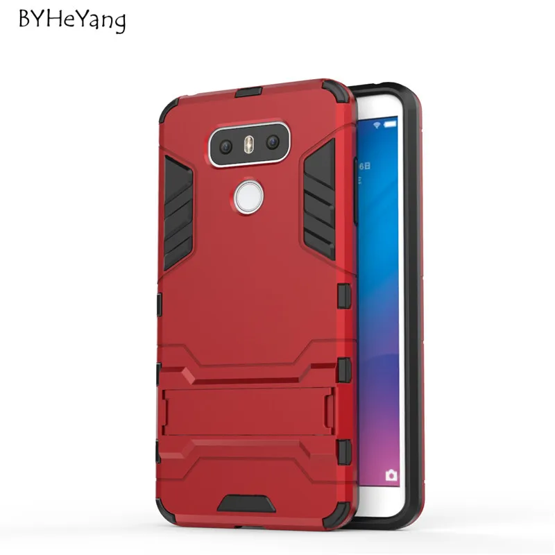 For LG G6 Case Slim Phone Case Anti Knock Robot Armor Hybrid Silicone