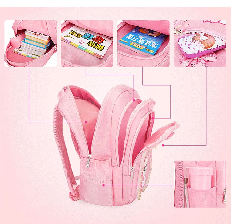 Детский рюкзак с изображением принцессы кошки; школьные сумки для девочек; Детский рюкзак с рисунком; детский школьный рюкзак; Mochilas Escolares Infanti