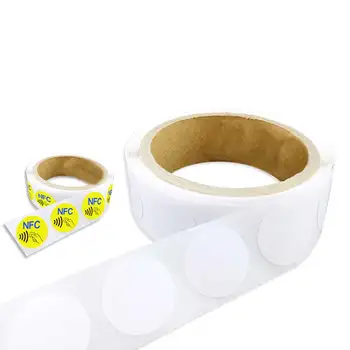 

6 NFC Color label sticker NFC213 chip compatible with all NFC mobile phone label stickers