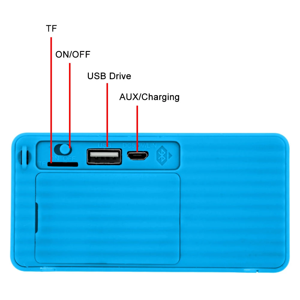 X3s Bluetooth Speaker Portable Wireless Music Sound Box Subwoofer Support Handsfree TF AUX FM Radio (4)