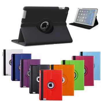 

Soft Case For iPad 234 Leather Rotating Cover For iPad 4 3 2 Tablet Protective Case A1560 A1459 A1458 A1416 A1430 A1403 A1396
