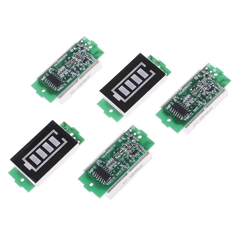 

18650 Li-po Li-ion Lithium Battery Packs Battery Capacity Indicator Meter Power Level Tester Module Display Board Panel