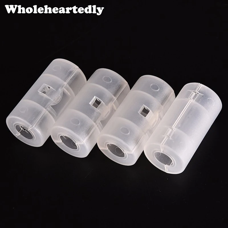 

Brand New 4PCS AA to C Battery Adaptor Holder Case Converter Switcher LR06 AA to C LR14 Size Battery Storage Box