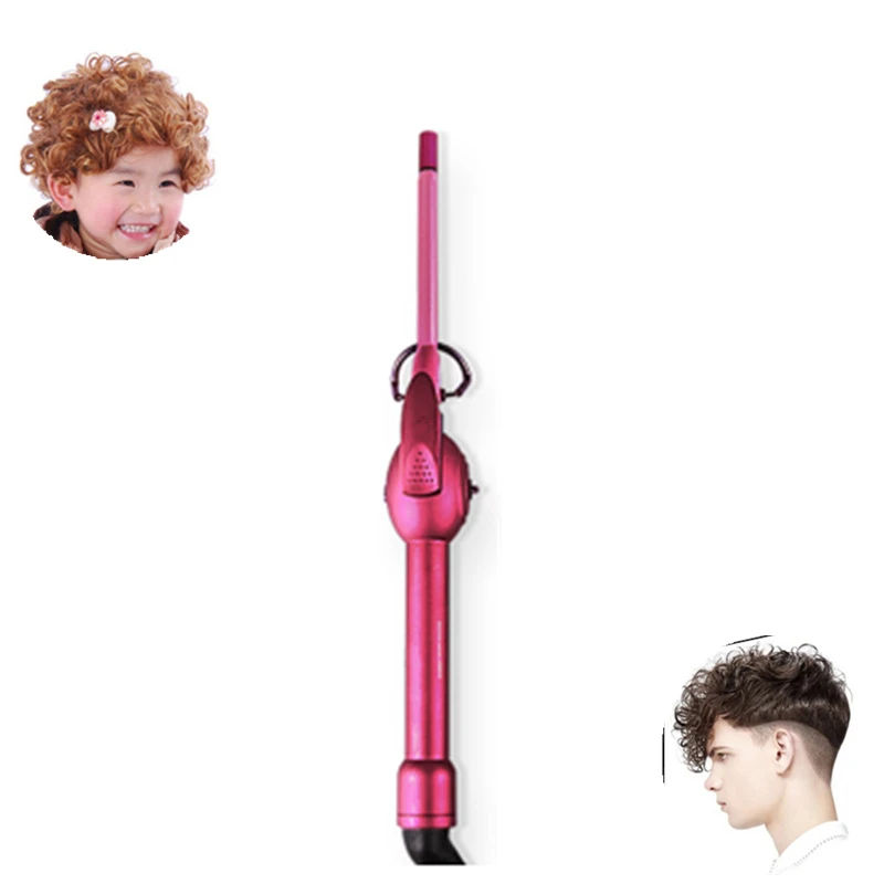 Ceramic 9mm Hair Curler Men S Curling Iron Baby Hair Very Small Curly Hair Color Purple Eu Us Au Uk Curling Irons Aliexpress