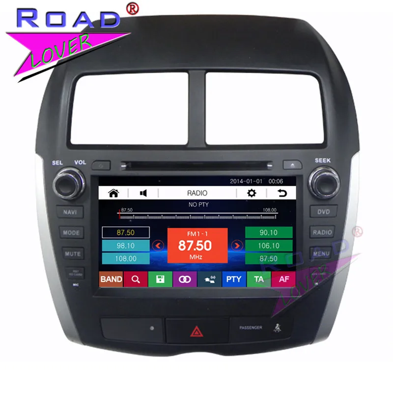 Автомобильный мультимедийный DVD плеер TOPNAVI Wince 6 0 2 Din 8 дюймов для Mitsubishi ASX 2010 2011 2012