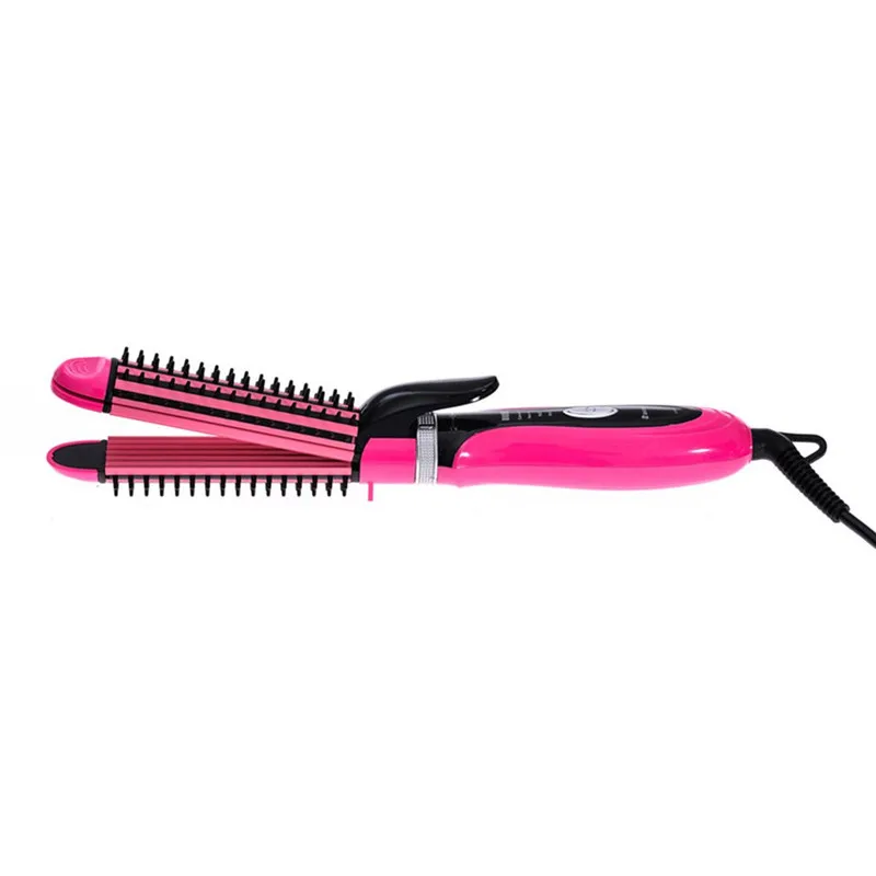 

SHINON 3 in 1 Professional Hair Salon Styling Tool Hair Straightener & Curler & Temperature Adjustment Tool Fast Heating 35W