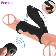 Male Penis Vibrating Ring Delay Ejaculation Clitoris Stimulator G spot Massage Vagina Dildo Vibrator Sex Toys for Men Couples