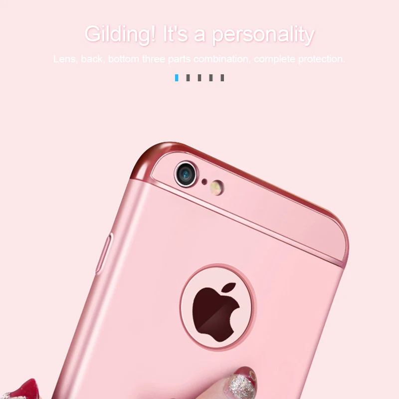 Чехол для телефона HUKU iPhone 6 6S Plus чехол Apple роскошная жесткая задняя крышка из