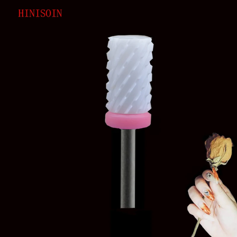 White Ceramic Nail Drill Bit-1 Pcs/Lot - Small Barrel Bit 3XC (0088.060) | Красота и здоровье
