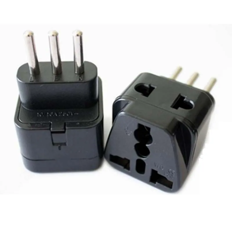 10pcs/lot 1to2 Universal AU EU US UK To Italy Plug socket Italy Milan