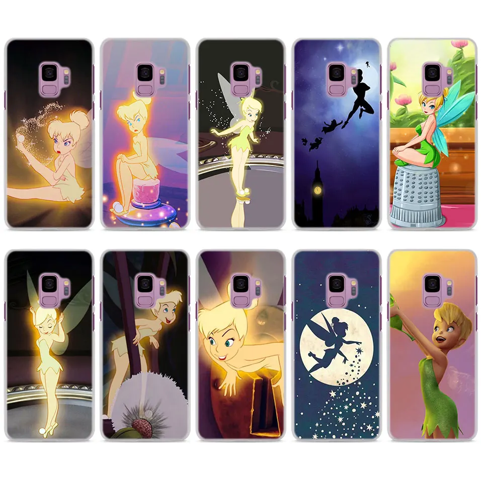

Peter Pan Wendy Tinkerbell Tinker bell Phone Cases for Samsung Galaxy S8 S9 S10 Plus S10 Lite S6 S7 Edge Note 9 8 Hard PC case c