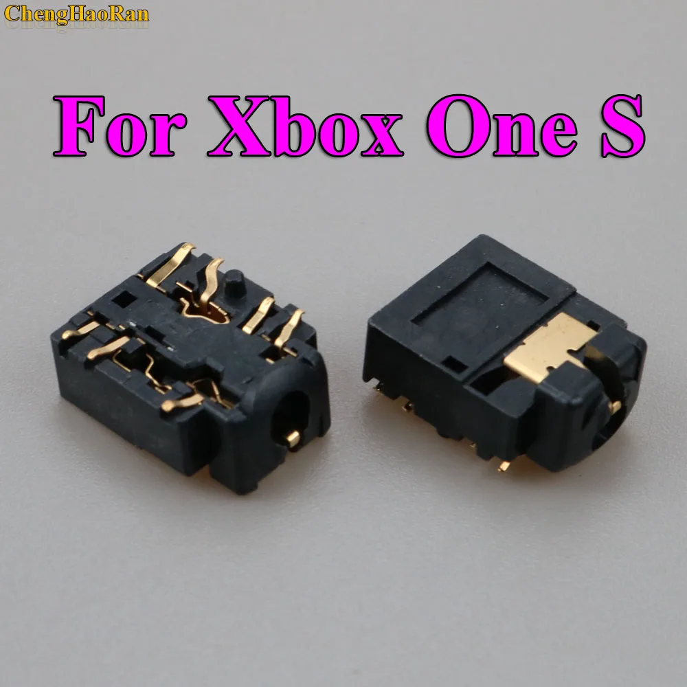 

ChengHaoRan 2pcs 5pcs Headphone Jack Plug Port For XBOX ONE S Controller 3.5mm Headset Connector Port Socket for Xbox one slim