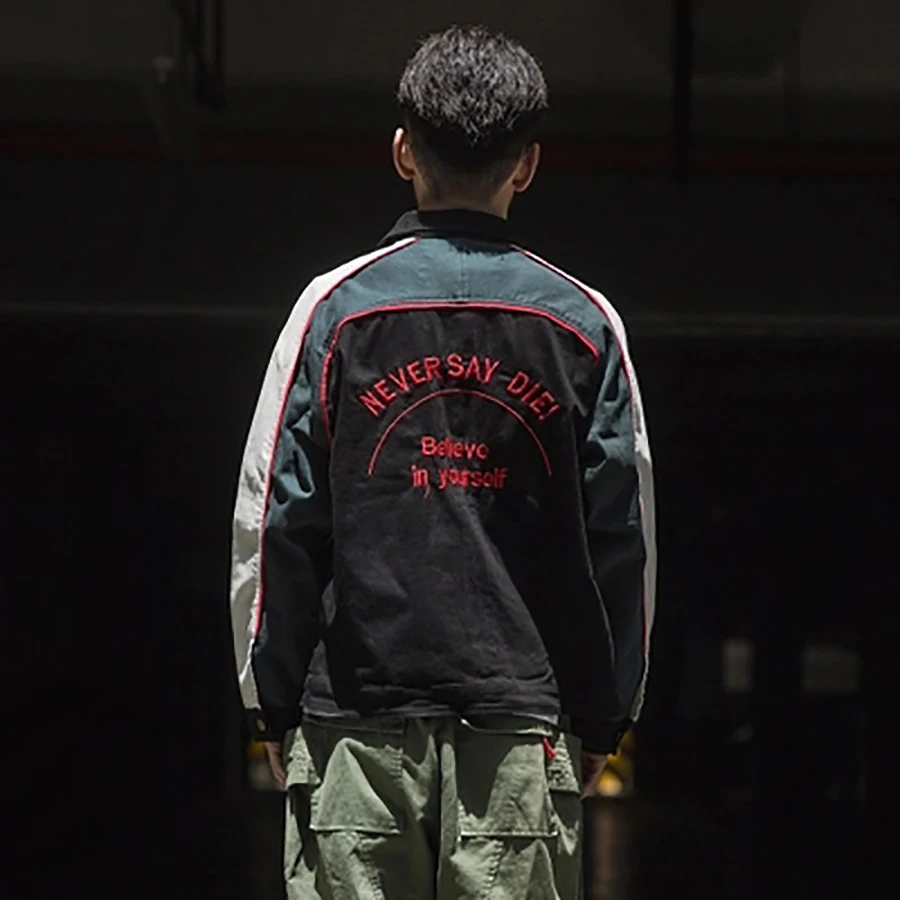 Japan Bomber Jacket Men Streetwear Vintage Anorak Jacket Jamaica Reggae Korean Hip Hop Fashion Street Ropa Retro Hombre 5J38