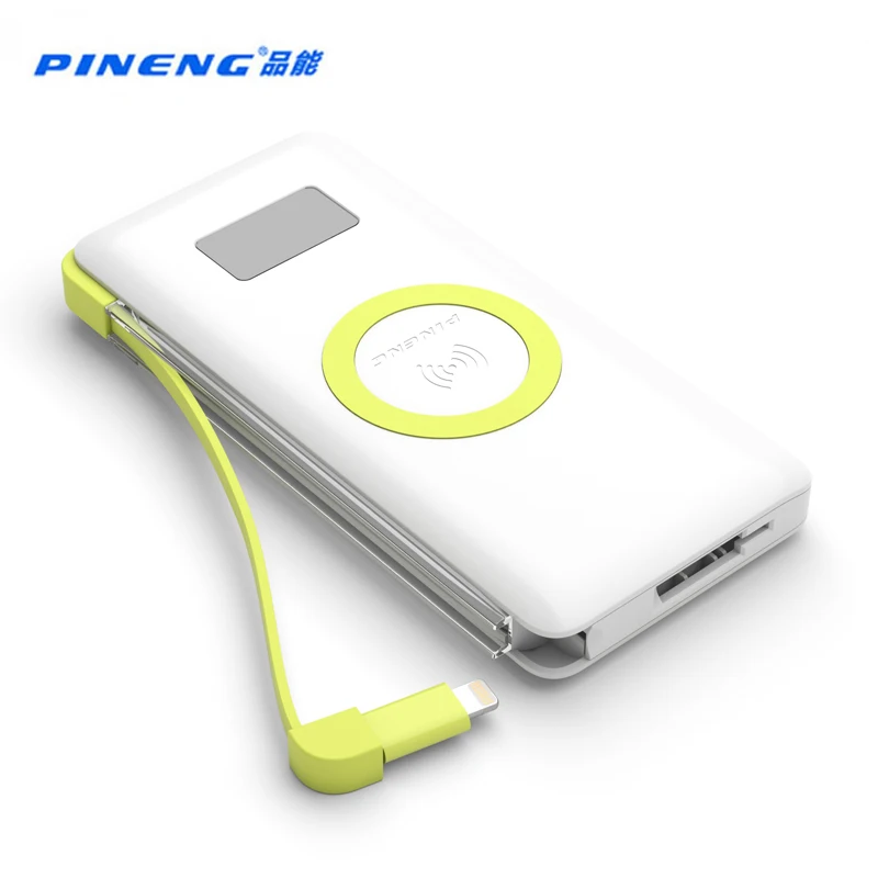 imágenes para PN-888 Pineng 10000 mah Banco de la Energía Portable Móvil de La Batería de Li-Polímero PowerBank Soporte Inalámbrico de Carga Rápida 3.0 Para iphone7 imágenes para PN-888 Pineng 10000 mah Banco de la Energía Portable Móvil de La Batería de Li-Polímero PowerBank Soporte Inalámbrico de Carga Rápida 3.0 Para iphone7