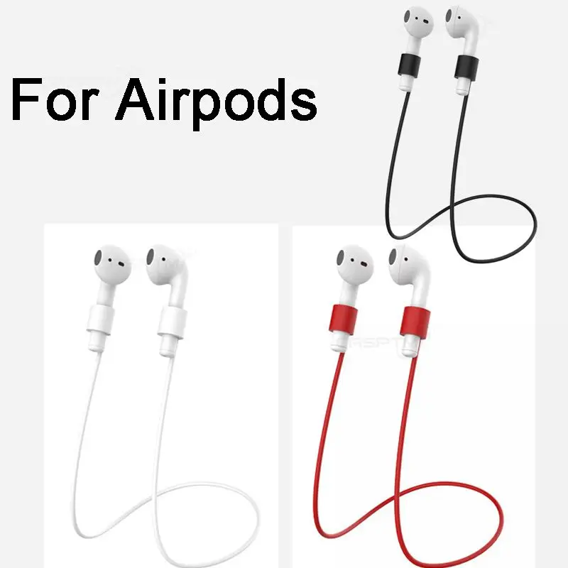 Силиконовый ремешок для наушников Apple Airpods 2 поколения iPhone Xs Max | Электроника