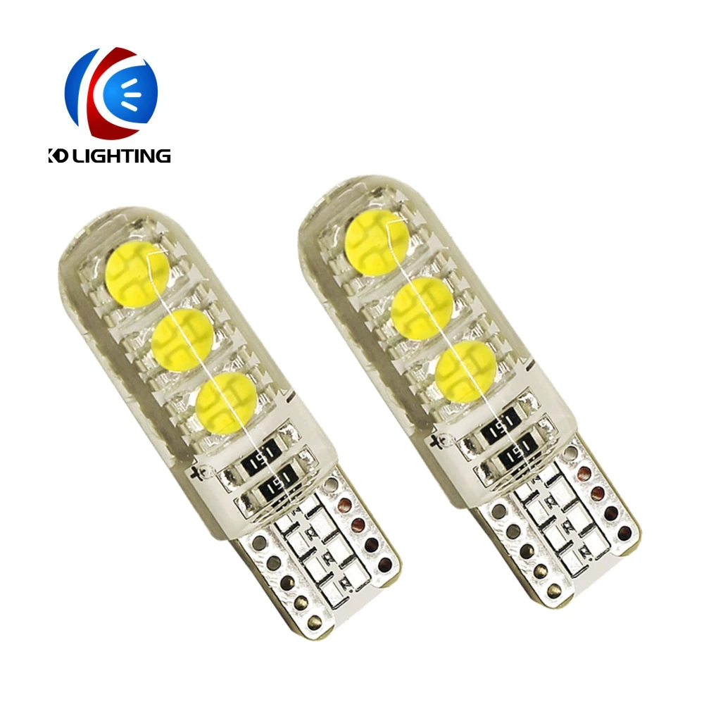 KD 100 шт./лот 168 T10 W5W 50506SMD hp автомобильный горизонтальный Клин свет номерного знака для чтения светодиодный светильник белый светодиодный свет лампы сбоку отметить лампочку