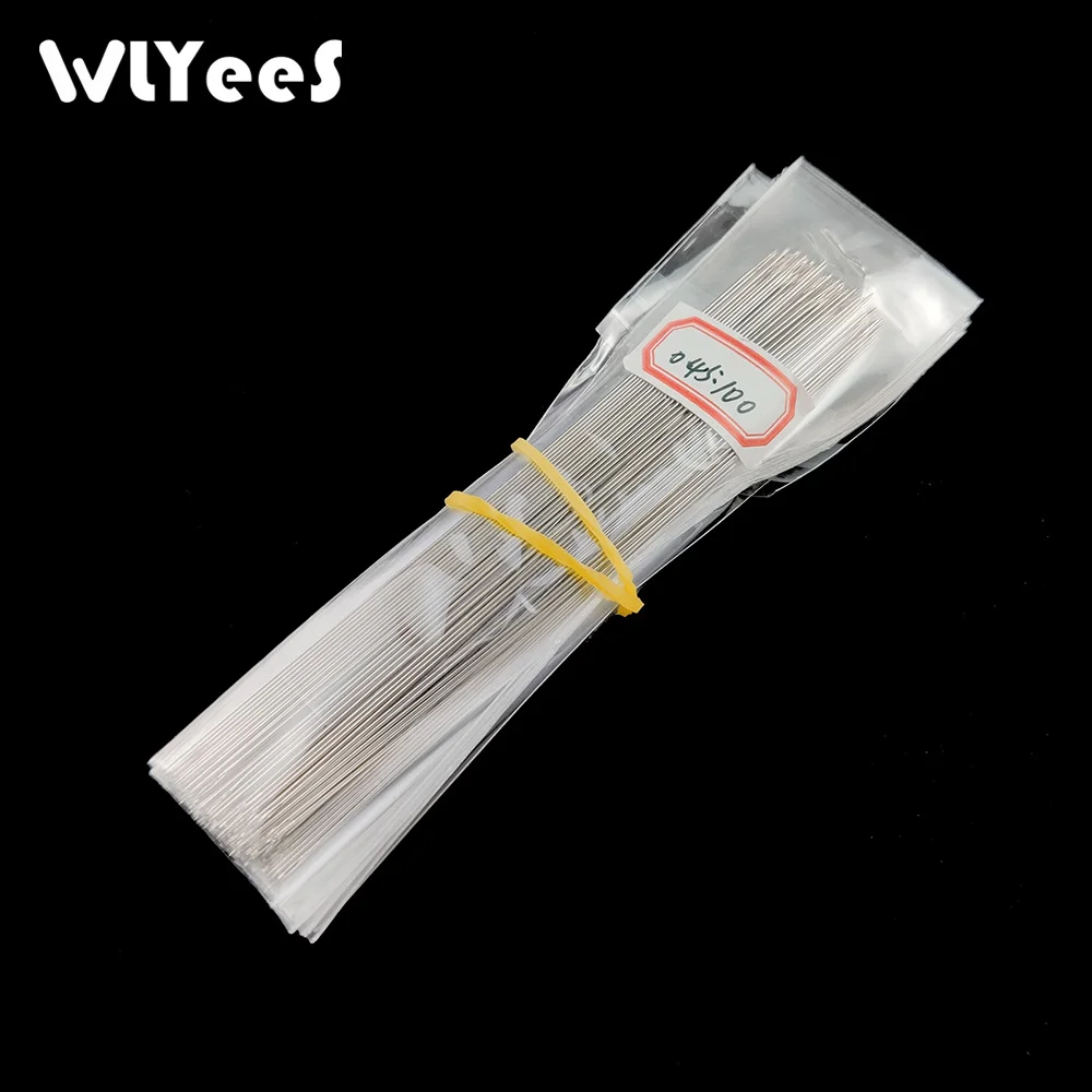 WLYeeS 30 шт. инструмент из нержавеющей стали Бисероплетение Иглы для нарезания нитей шнур инструмент крючком ювелирные изделия инструмент для изготовления изделий булавки DIY