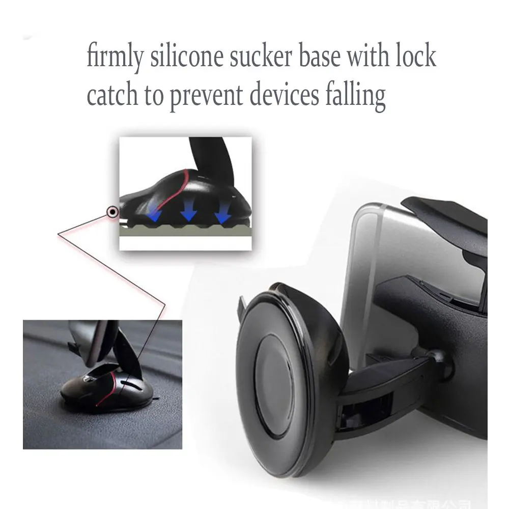 Ascromy Universal Car Mount Phone Holder Support For Xiaomi Redmi Note 7 iPhone X XS Max XR 8 Plus 6 6S Smartphone Stand Bracket (5)