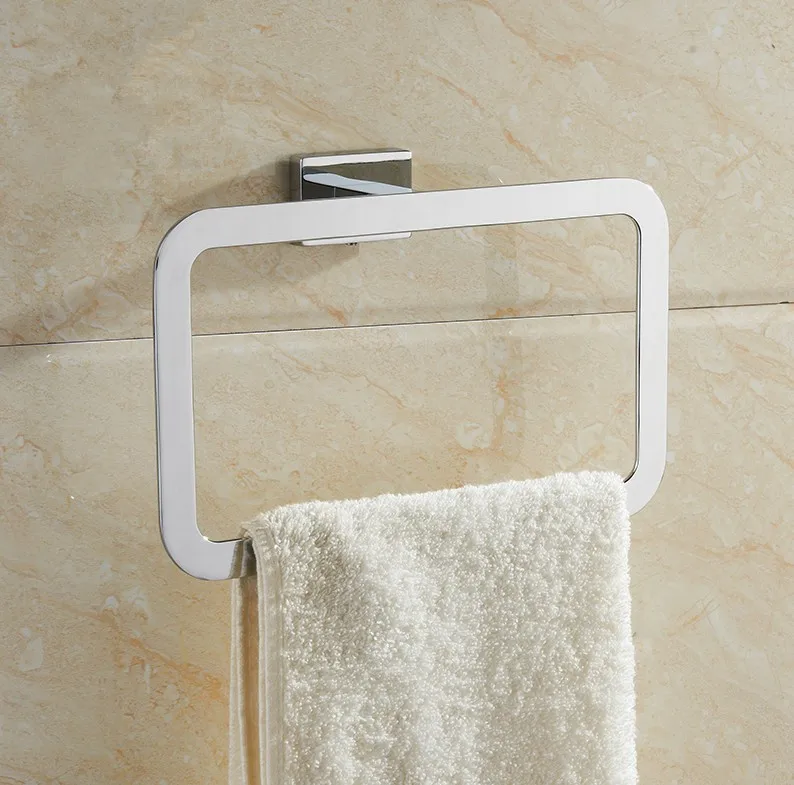 Bathroom Accessories,modern Stainless Steel Chrome Finish Towel Ring