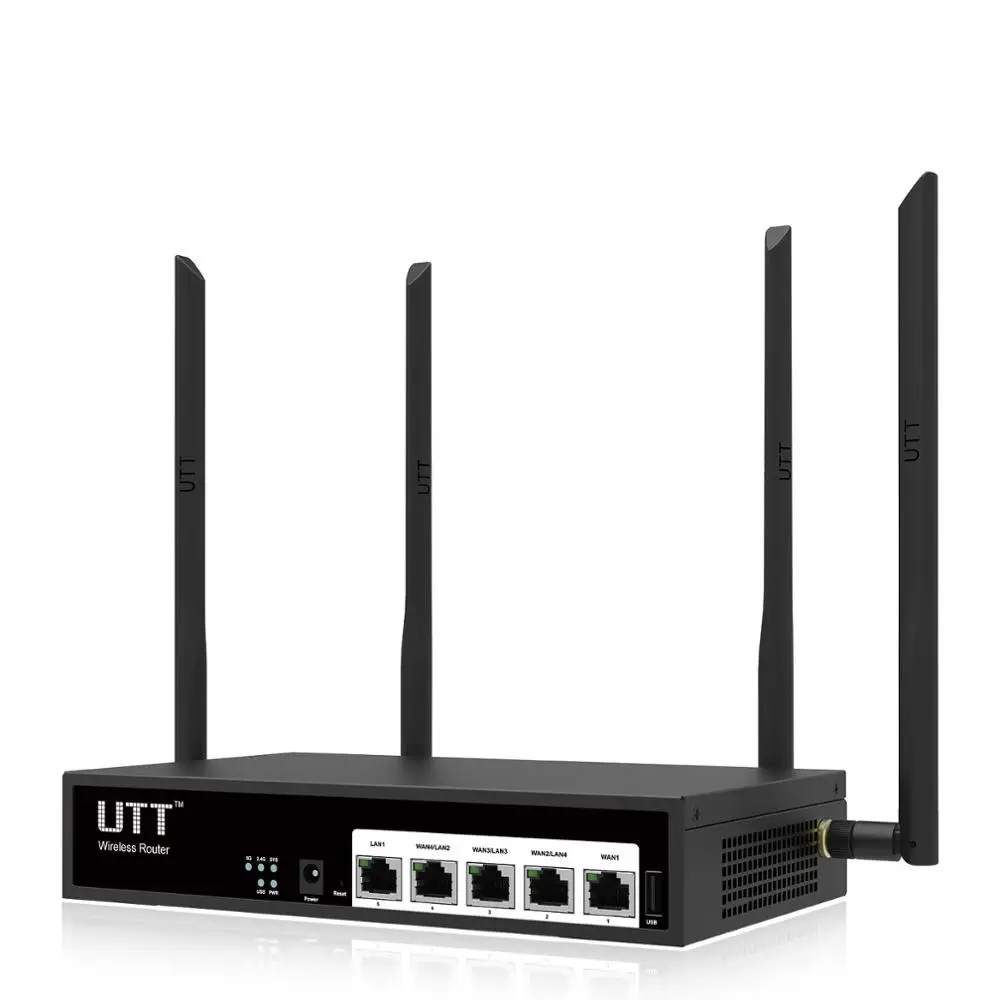 UTT AC1220GW Wireless AC 1200 Мбит/с двухдиапазонный гигабитный vpn-маршрутизатор Шлюз безопасности корпоративного класса/Dual WAN multi WAN/балансировки нагрузки