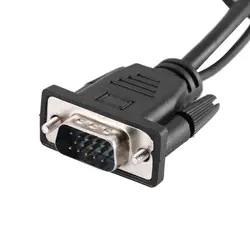 Мужчина VGA к HDMI Выход 1080P HD аудио ТВ AV HD ТВ видео кабель адаптер конвертер