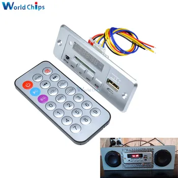 

Car MP3 Decoder Board 5V Decoding Module 2*3W Bluetooth Amplifier Module MP3 WAV U-Disk TF Card Mini USB with Remote Controller