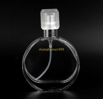 

30ml transparent round perfume glass empty bottle spray bottle cosmetic bottle#123