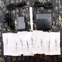 Высококачественная Перманентная машинка для перманентного макияжа роторная тату-машина с линией PTM3104