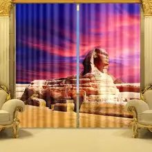 Лев тела и головы bunker пейзаж печать 3d плотные шторы