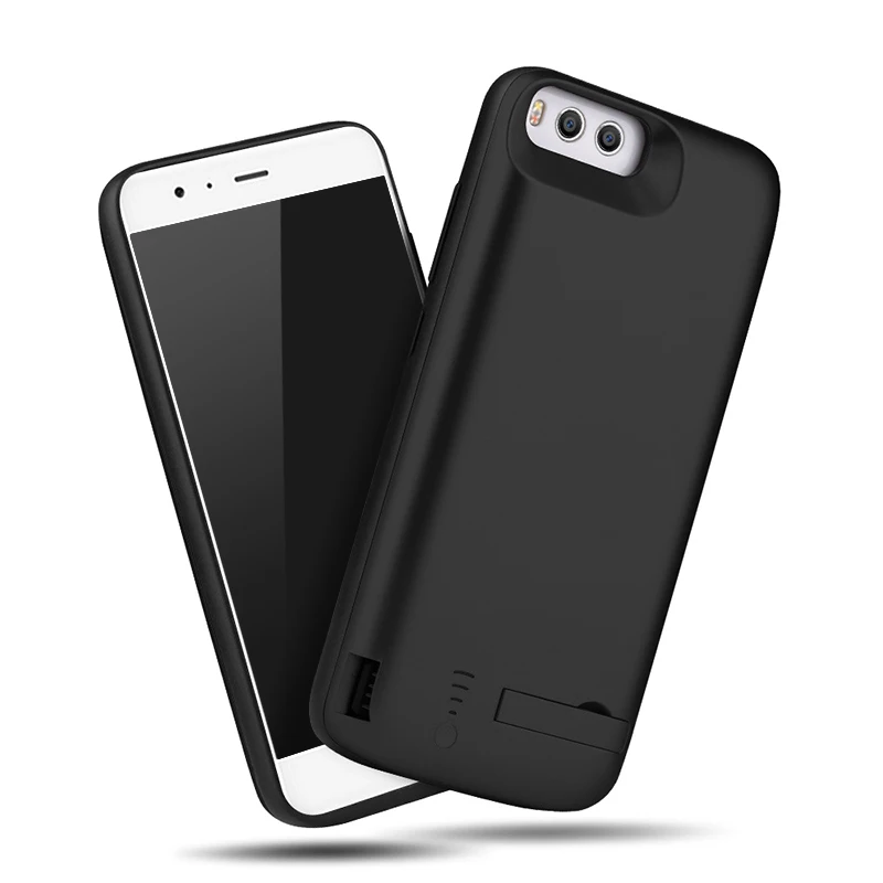 

6500 mAh Wireless Back Clip Battery Power Case For Xiaomi 6 External Battery Charger Case Backup Cover For Mi 6