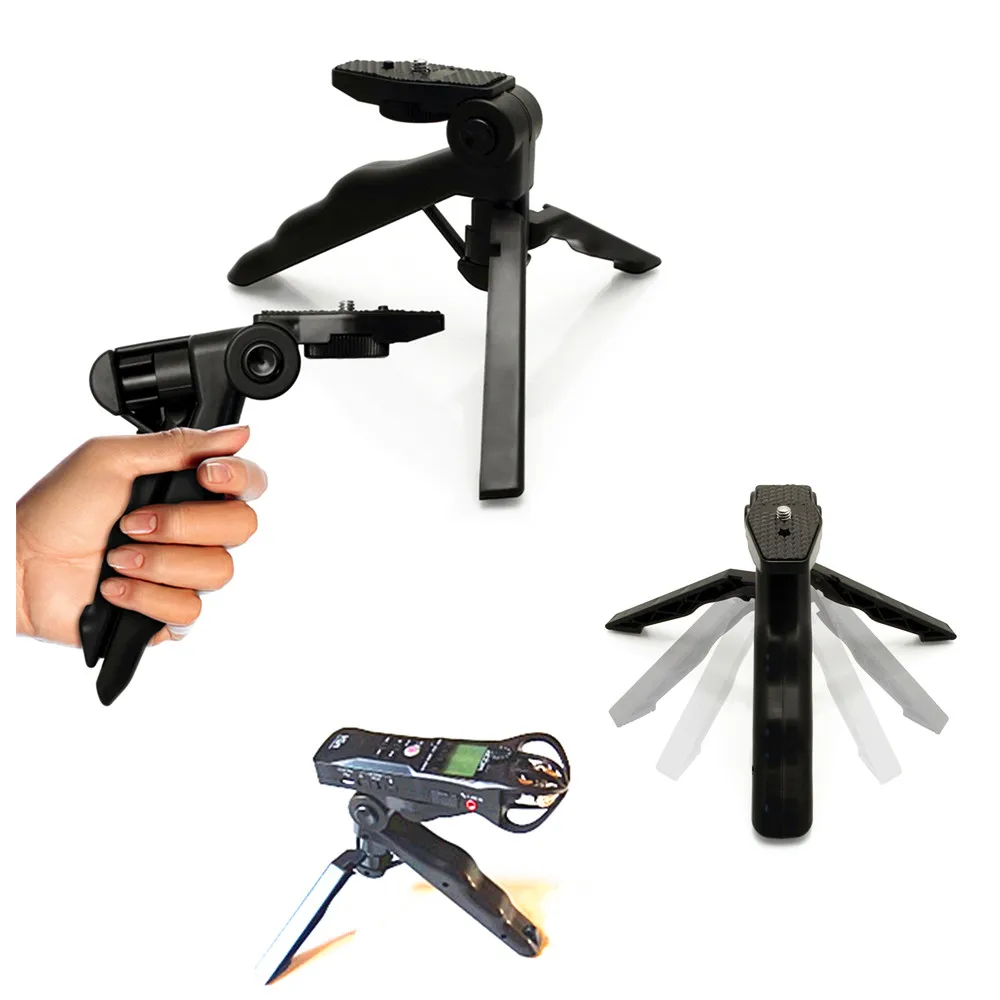 

Handheld Mini Tripod Stand Holder for Zoom H1 H1n H2 H2n H4n pro H5 H6 Q2n Q2HD Q3 Q4 Q4n Q8